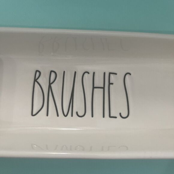 RAE DUNN BRUSHES HOLDER ORGANIZER Container Paint Brush Tray Brushes - Picture 5 of 6